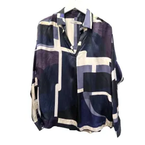 0039 ITALY - DERRY LONG SLEEVE VISCOSE BLOUSE