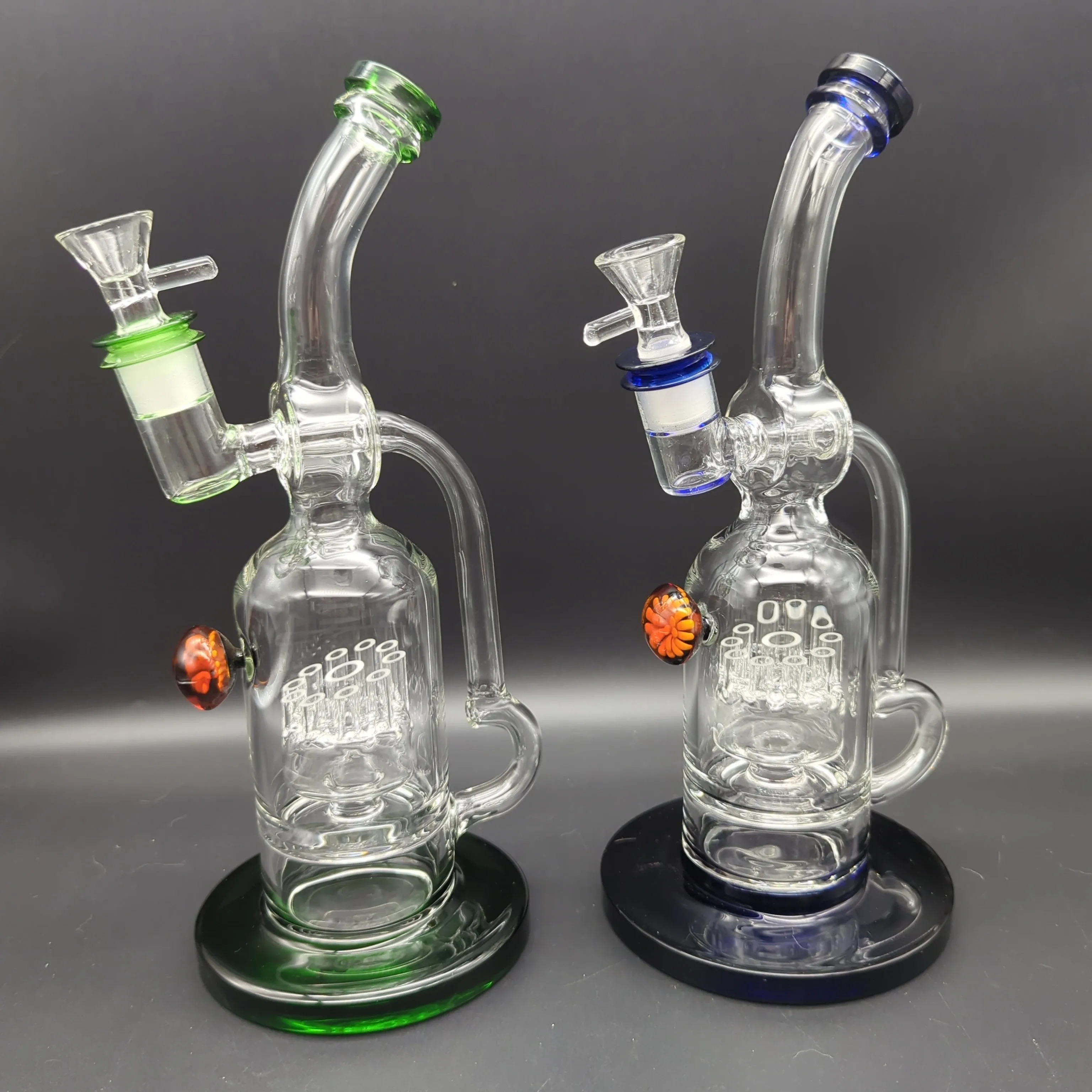 11 Inverse 11 Arm Tree Perc Water Pipe