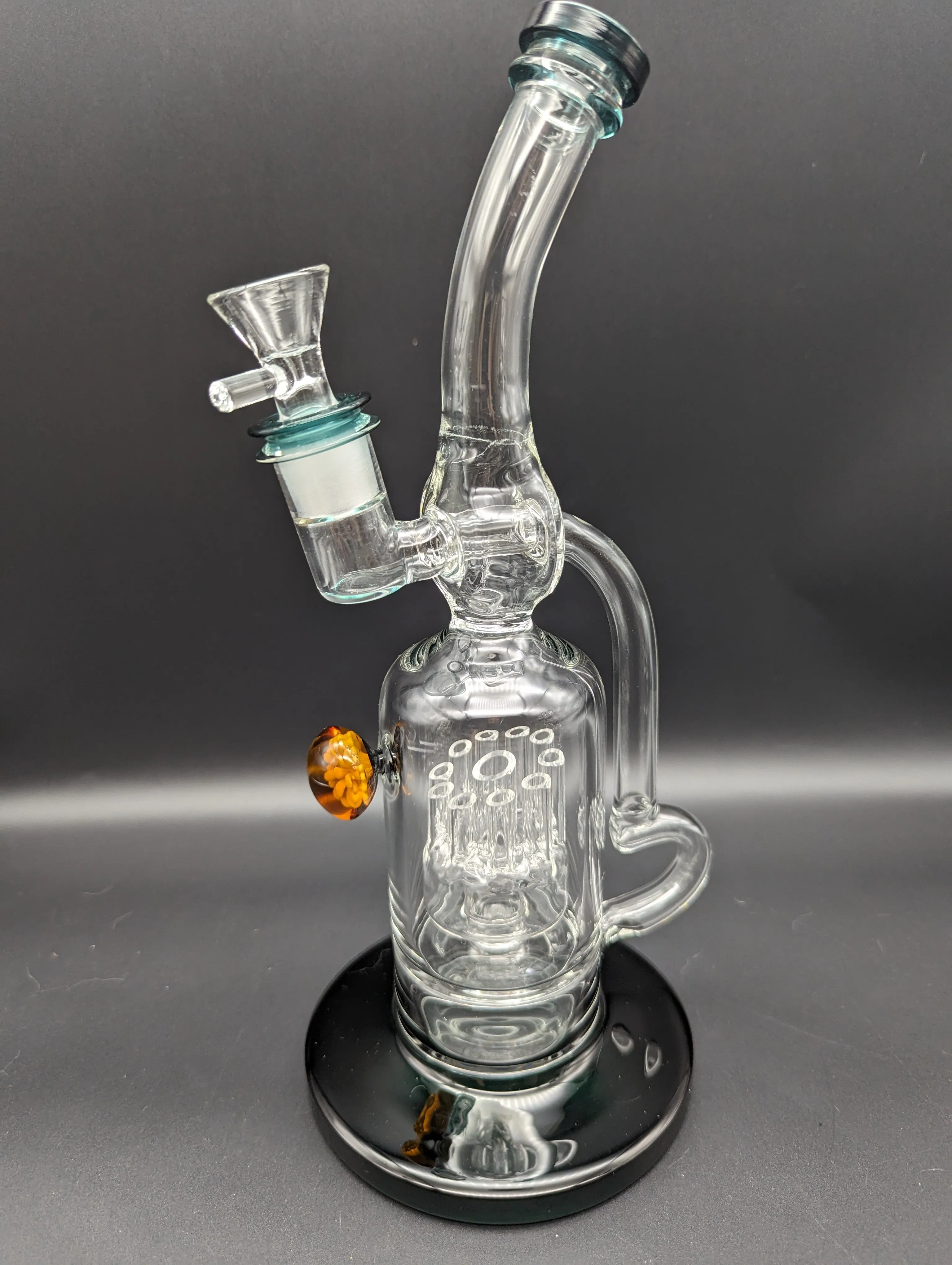 11 Inverse 11 Arm Tree Perc Water Pipe