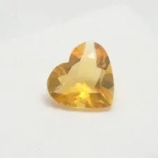 6MM HEART  CITRINE   LOOSE GEMSTONE