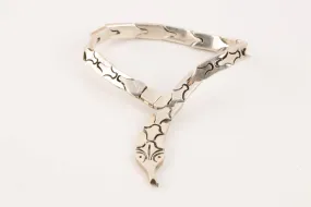 7.5" 925 Silver Link Bracelet Snake Design (45.19g.)