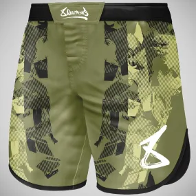 8 Weapons Hit 2.0 Fight Shorts Olive/Black