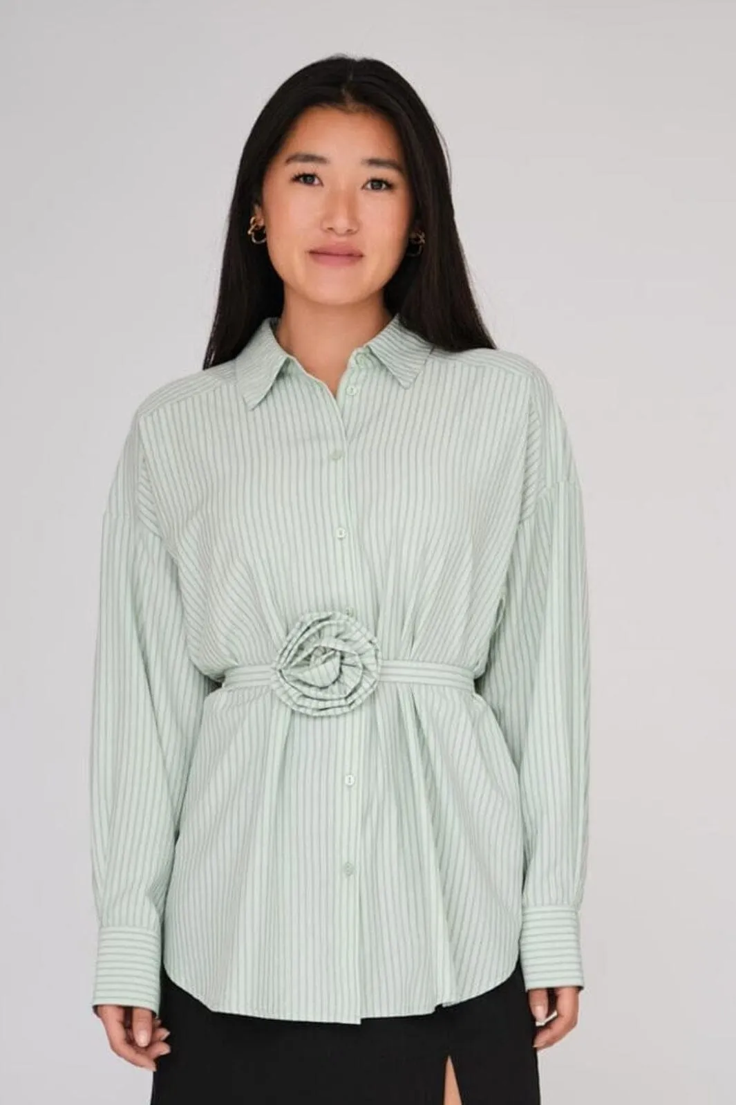 A-VIEW - Sonny Rose Shirt - 011 Mint