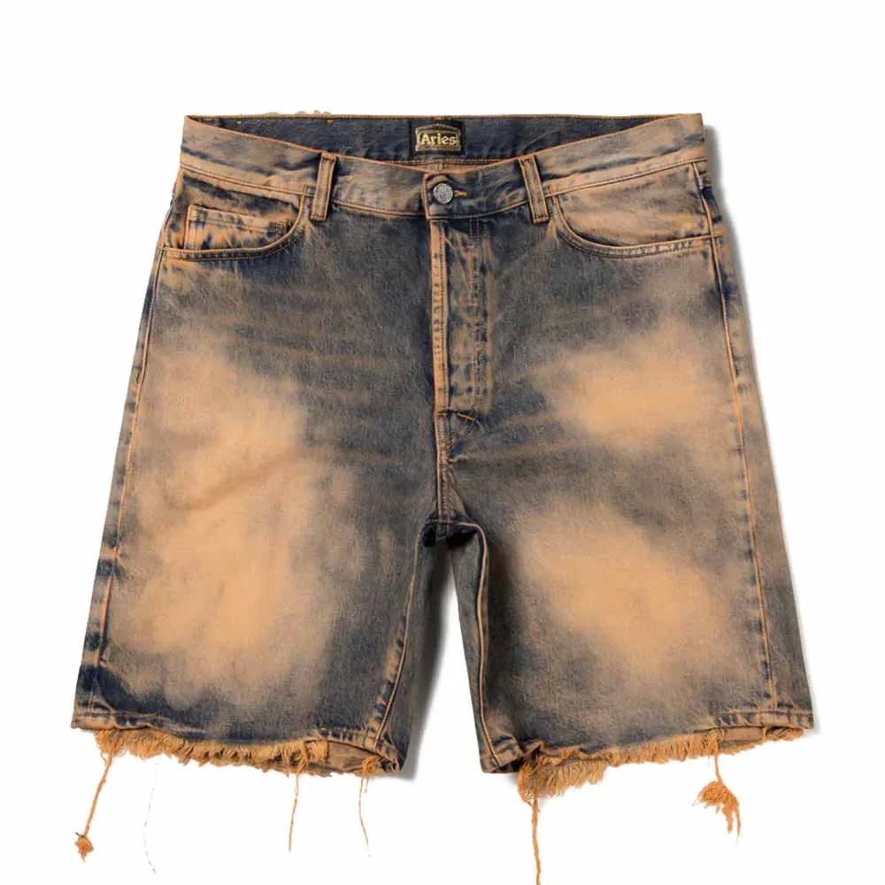 ACID WASH DENIM SHORT