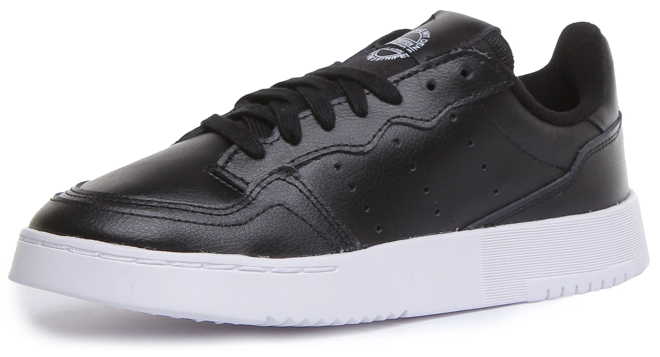 Adidas Supercourt J In Black White For Juniors