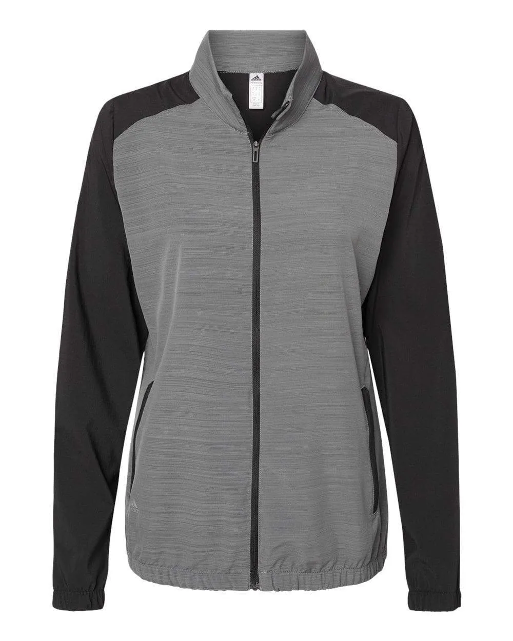 adidas - Women's Heather Block Full-Zip Wind Jacket