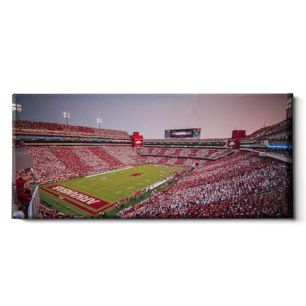 Arkansas Razorbacks - Touchdown Arkansas Stripe Out Panoramic