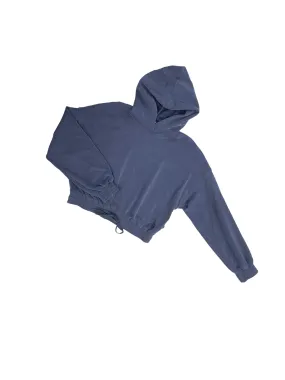 Athletic Sweatshirt Hoodie By Sweaty Betty In Navy, Size: 6