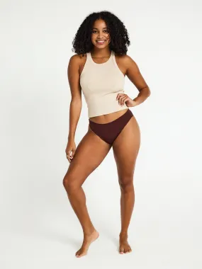 Au Naturel Seamfree Bikini Moderate-Heavy Cocao