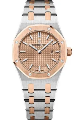 Audemars Piguet Royal Oak Quartz Watch-Pink Dial 33mm-67650SR.OO.1261SR.01