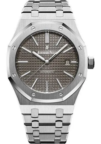 Audemars Piguet Royal Oak Selfwinding Watch 41mm Stainless Steel Grey Dial - Calibre 3120 - 15400ST.OO.1220ST.04