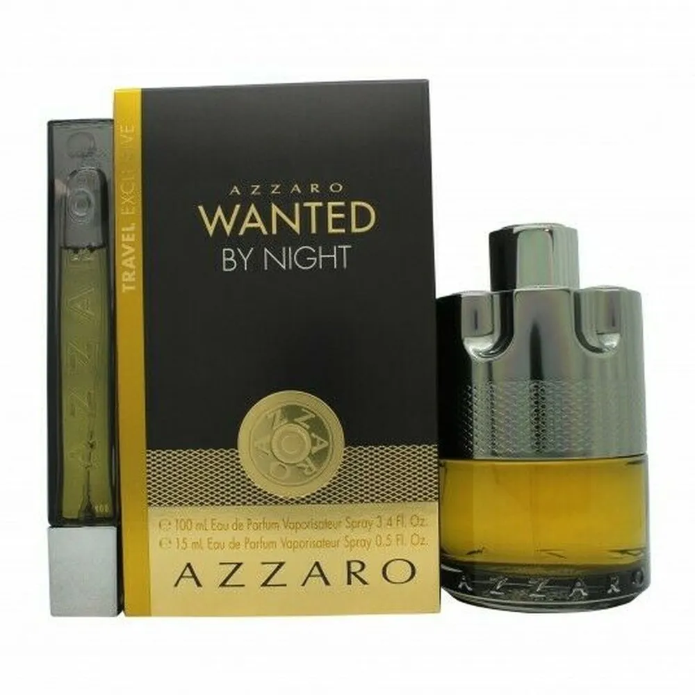 Azzaro Wanted Night Gift Set Edp Perfume 100 ml   Edp Mini Perfume15ml