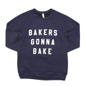 Bakers Gonna Bake Sweatshirt in Navy & White