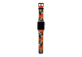 Basset Hound Orange Apple Watch Strap