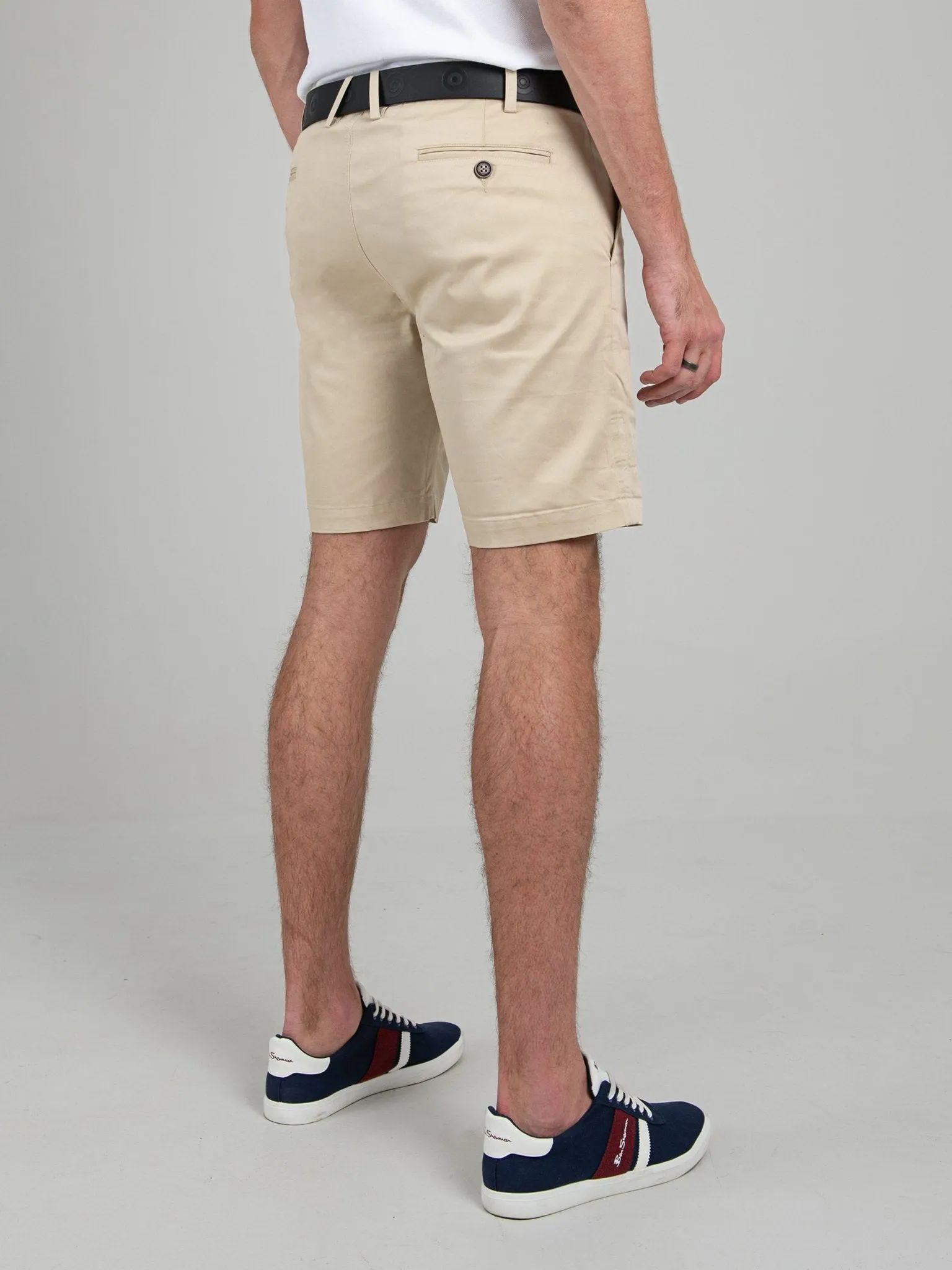 Ben Sherman Bssho1 Mens Chino Shorts Sand