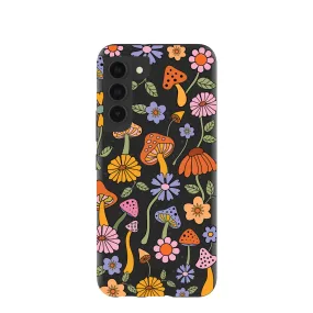 Black Midnight Shrooms Samsung Galaxy S22 Case