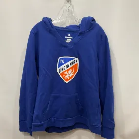 Blue & Orange Sweatshirt Hoodie Fanatics, Size Xl