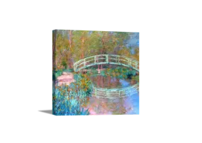 Bridge Over a Pond of Water Lilies | Claude Monet Masters Classic Art in Gallery Wrapped Canvas | Various Sizes