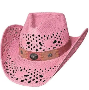 Bullhide Pure Country Pink Straw Hat Style 2534P