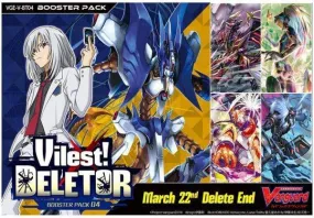 CardFight!! Vanguard V Booster Vilest! Deletor [VGE-V-BT04] Trading Cards Single Pack - English Version