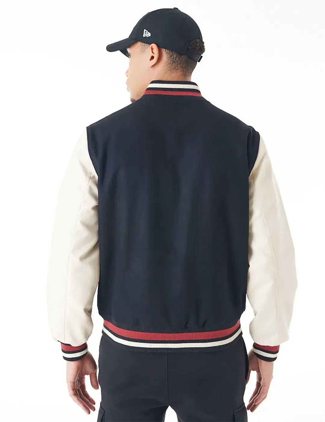 Chaqueta New Era NBA Bulls Varsity Negro