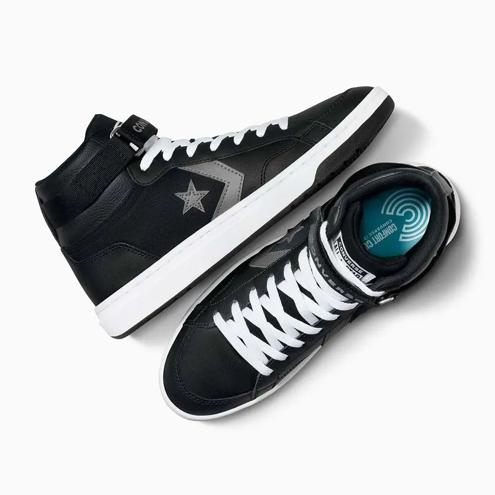 CONVERSE MEN'S PRO BLAZE V2 MID BLACK SHOE