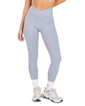 Cross Over Leggings - Steel Grey