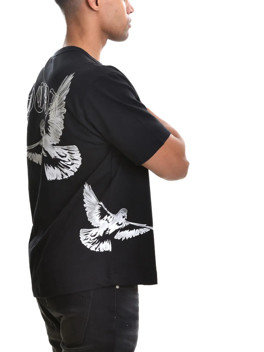 DCPL 'Two Doves' T-Shirt(Black)