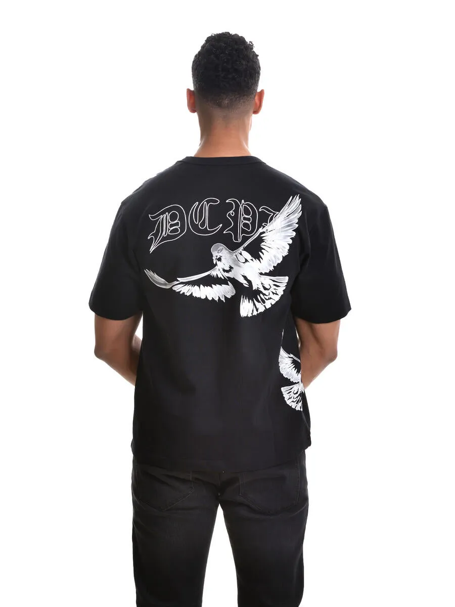 DCPL 'Two Doves' T-Shirt(Black)