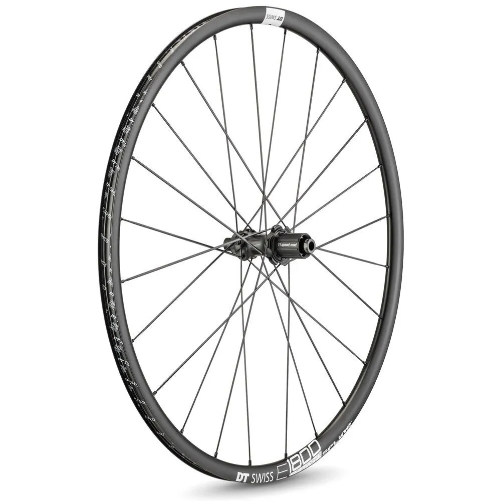 DT Swiss E 1800 Spline 23 Road Wheelset - 700c - 12mm Axle - Centre Lock Disc