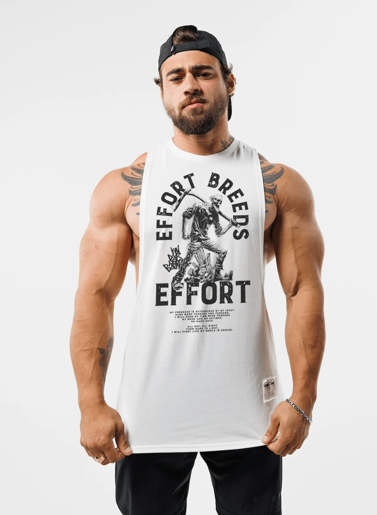 EFFORT BREEDS EFFORT METAL TANK- WHITE