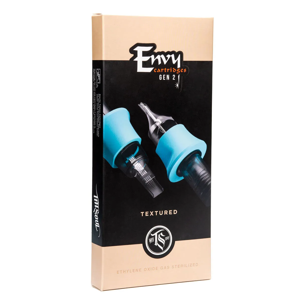 Envy Gen 2 Textured Cartridges Curved Magnum (10 Pack)