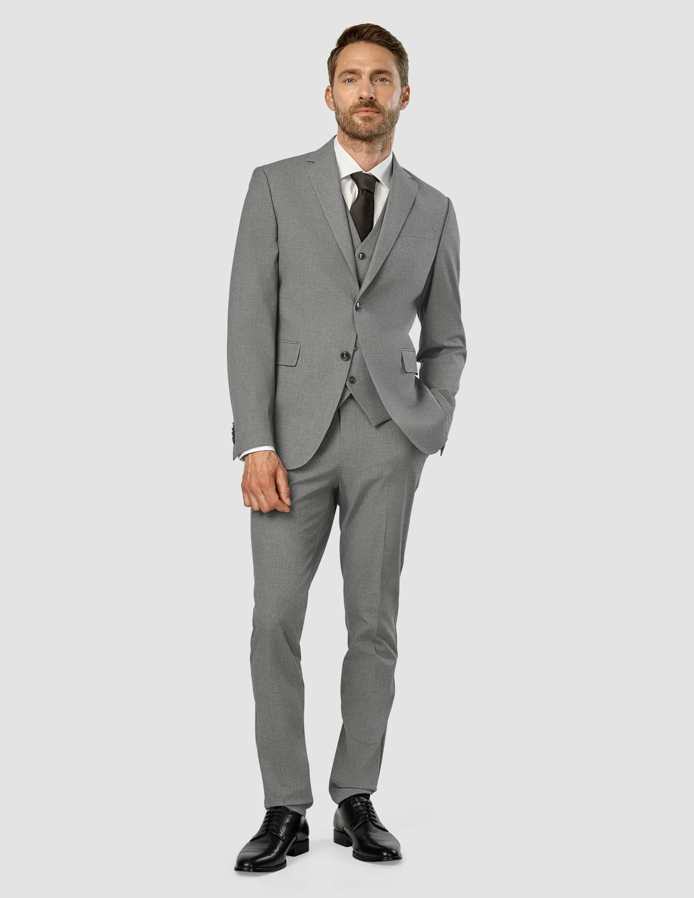 Essential Suit Dark Grey Melange