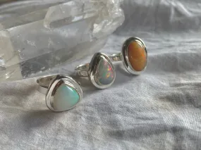 Ethiopian Welo Opal Ansley Rings - Mixed