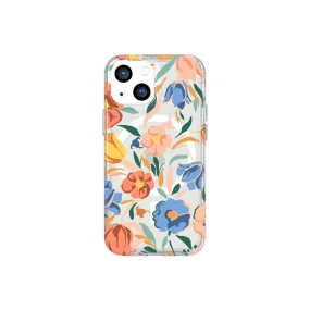 Evo Art - Apple iPhone 13 Mini Case MagSafe® Compatible - Peach Tulip