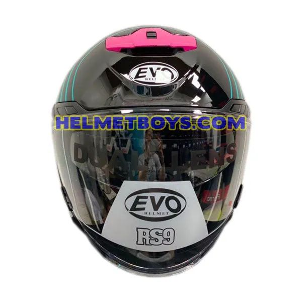 EVO RS9 Motorcycle Sunvisor Helmet RAYBURN PATROL