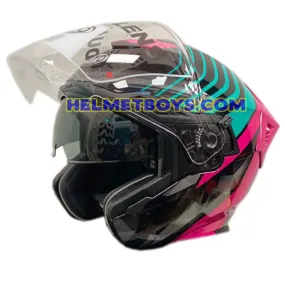 EVO RS9 Motorcycle Sunvisor Helmet RAYBURN PATROL