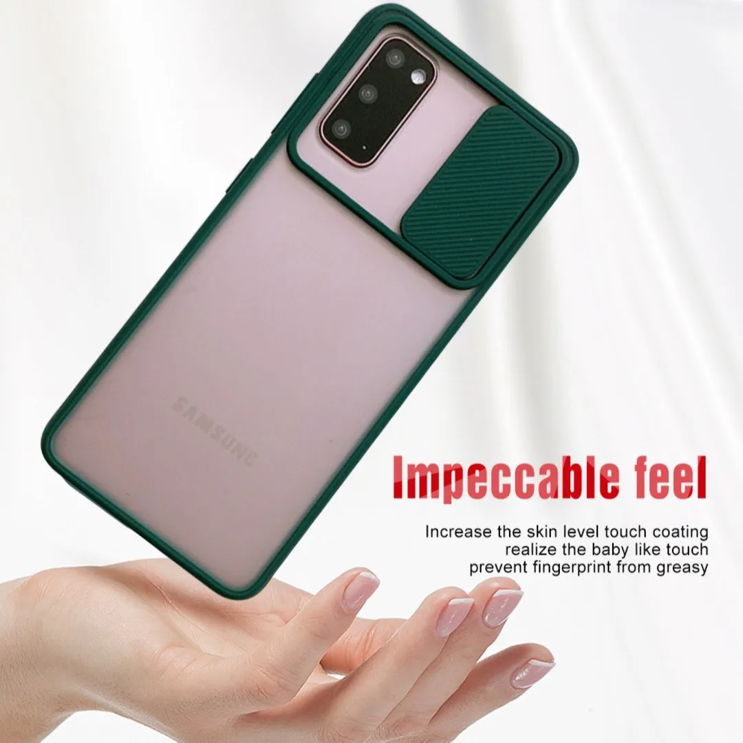 Galaxy S20 Camera Lens Slide Protection Matte Case