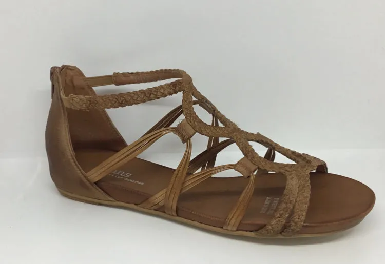 Gamins Sleuth Leather Sandal ~ Tan ~ Black