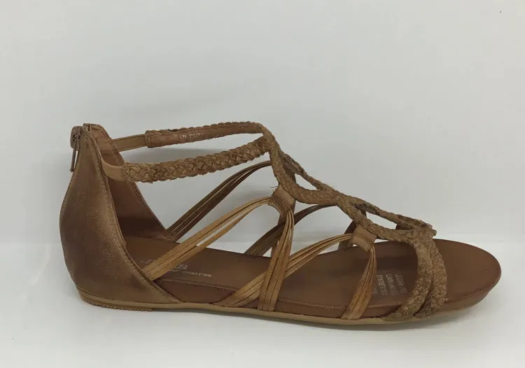 Gamins Sleuth Leather Sandal ~ Tan ~ Black