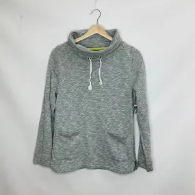 Grey Sweatshirt Collar Boden, Size S