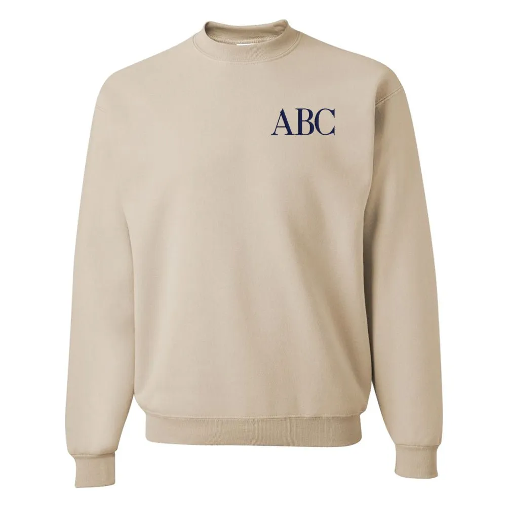 Initialed Crewneck Sweatshirt