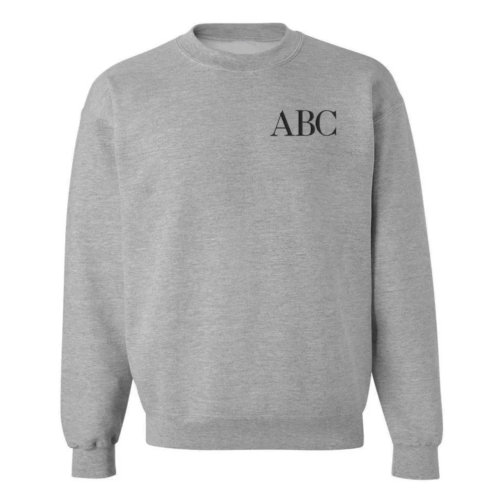 Initialed Crewneck Sweatshirt