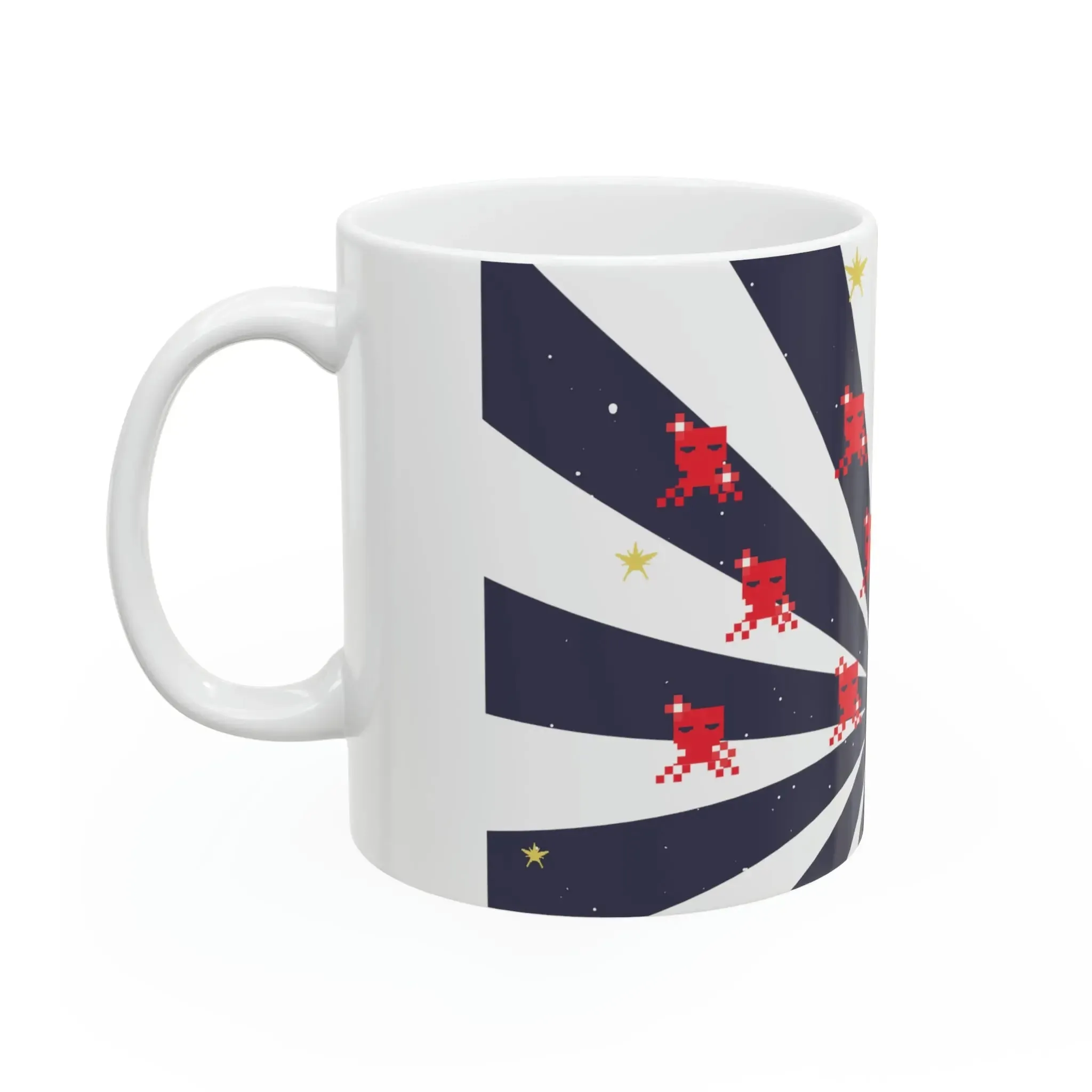 Invaders Ceramic Mug, 11oz