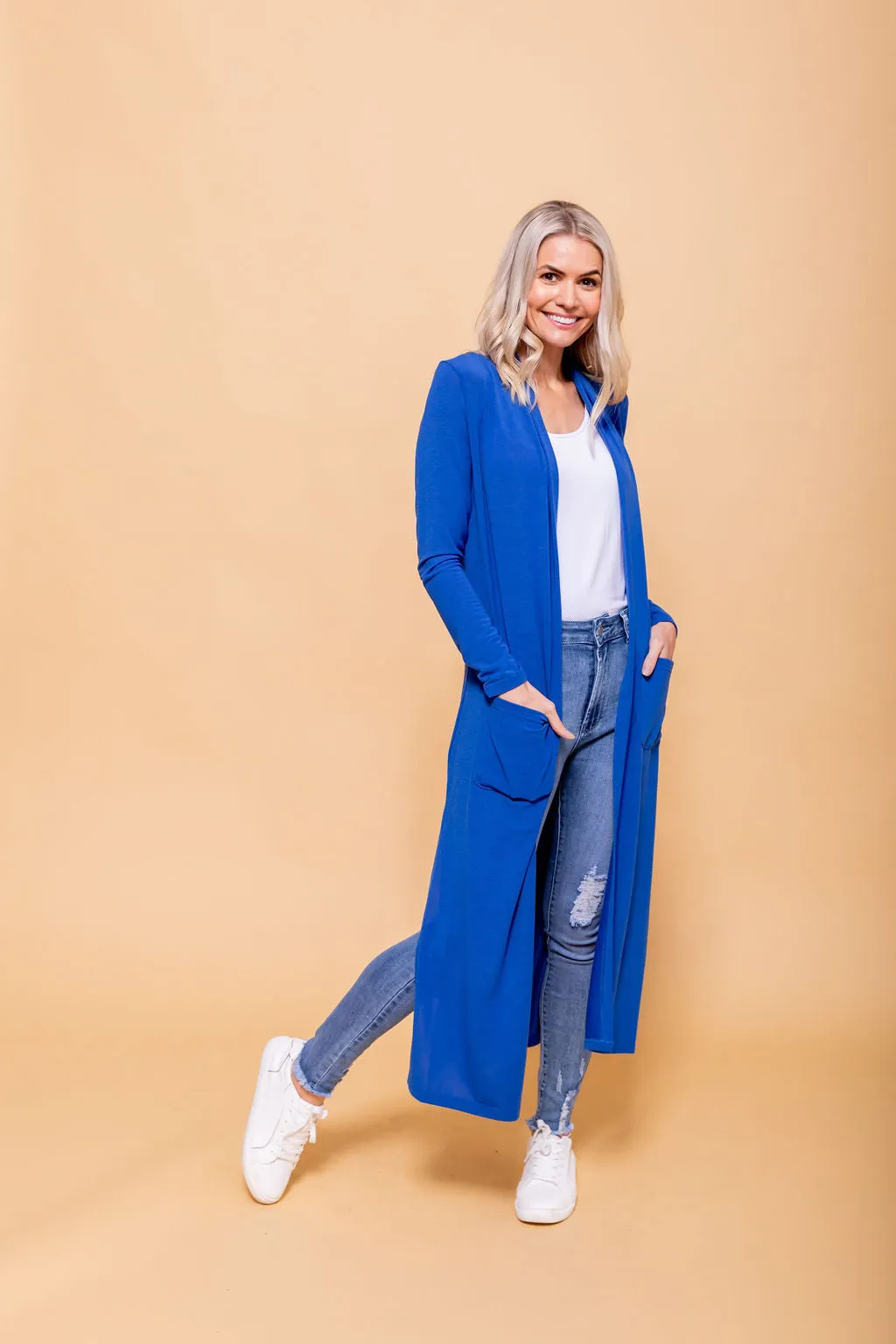 Jane Cardigan in Electric Blue