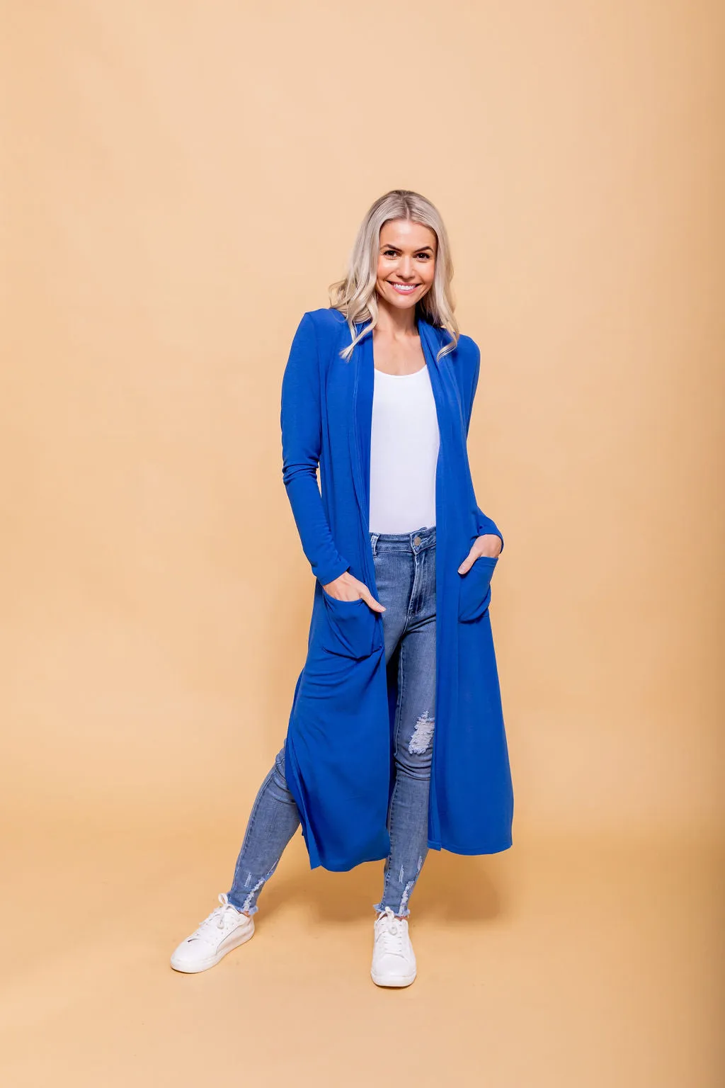 Jane Cardigan in Electric Blue