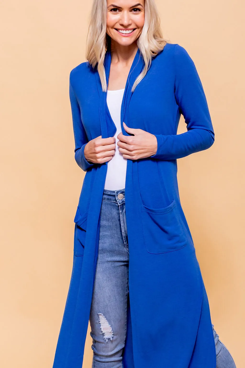 Jane Cardigan in Electric Blue