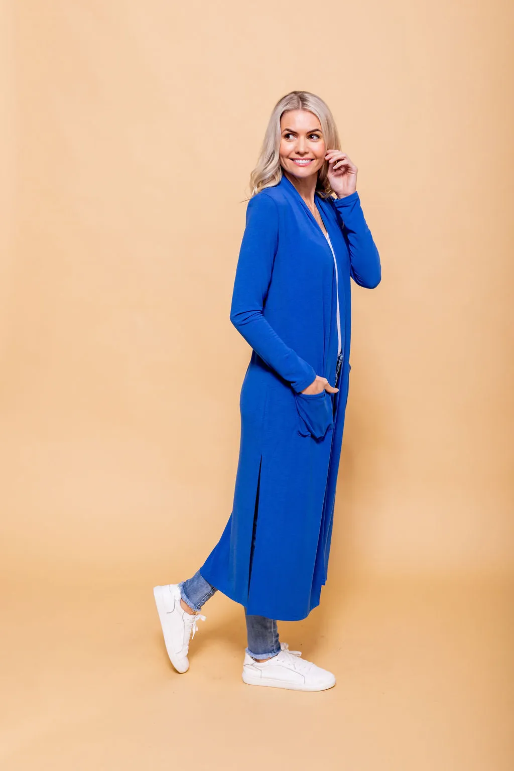 Jane Cardigan in Electric Blue