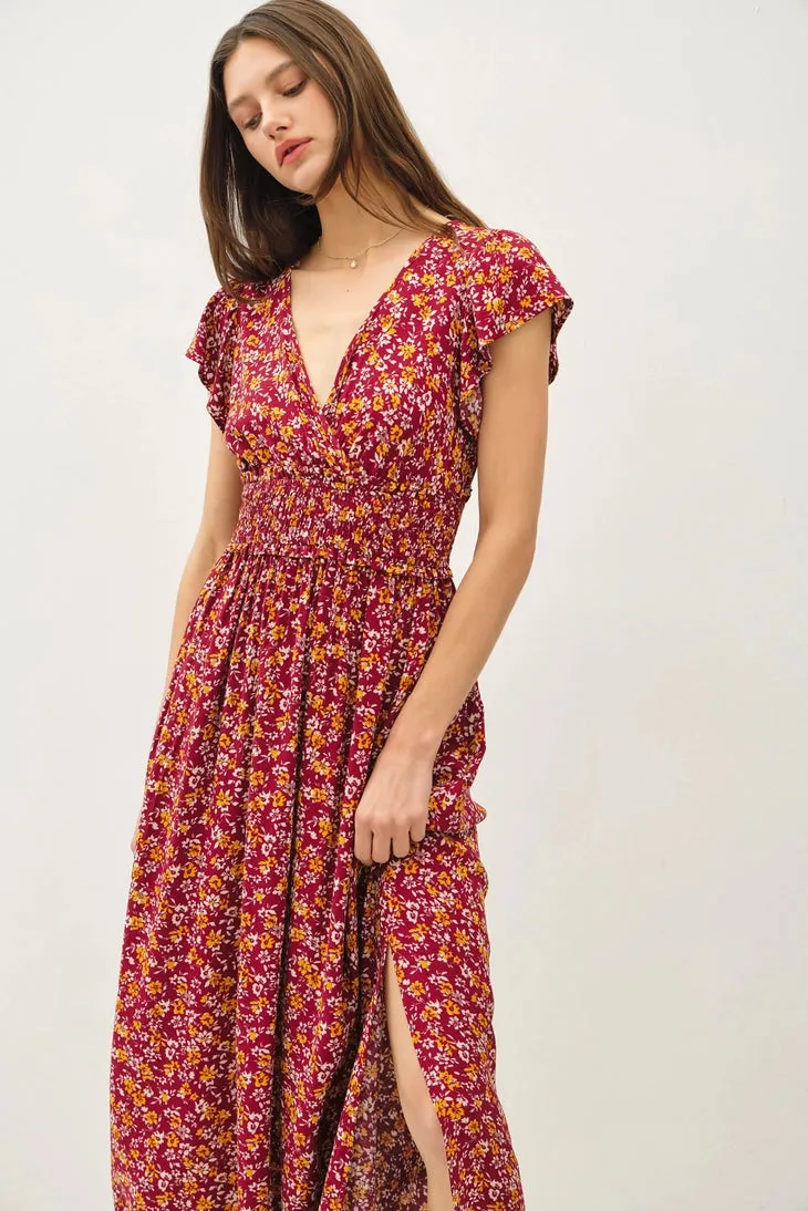 Lia Smocked Maxi Dress