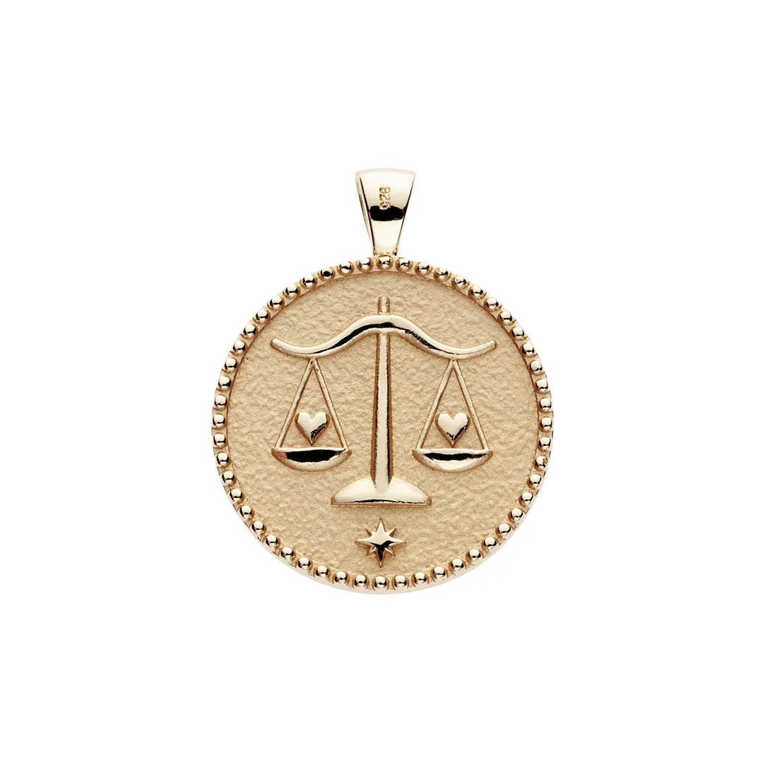 LIBRA JW Zodiac Pendant Coin - Sep 23 - Oct 22